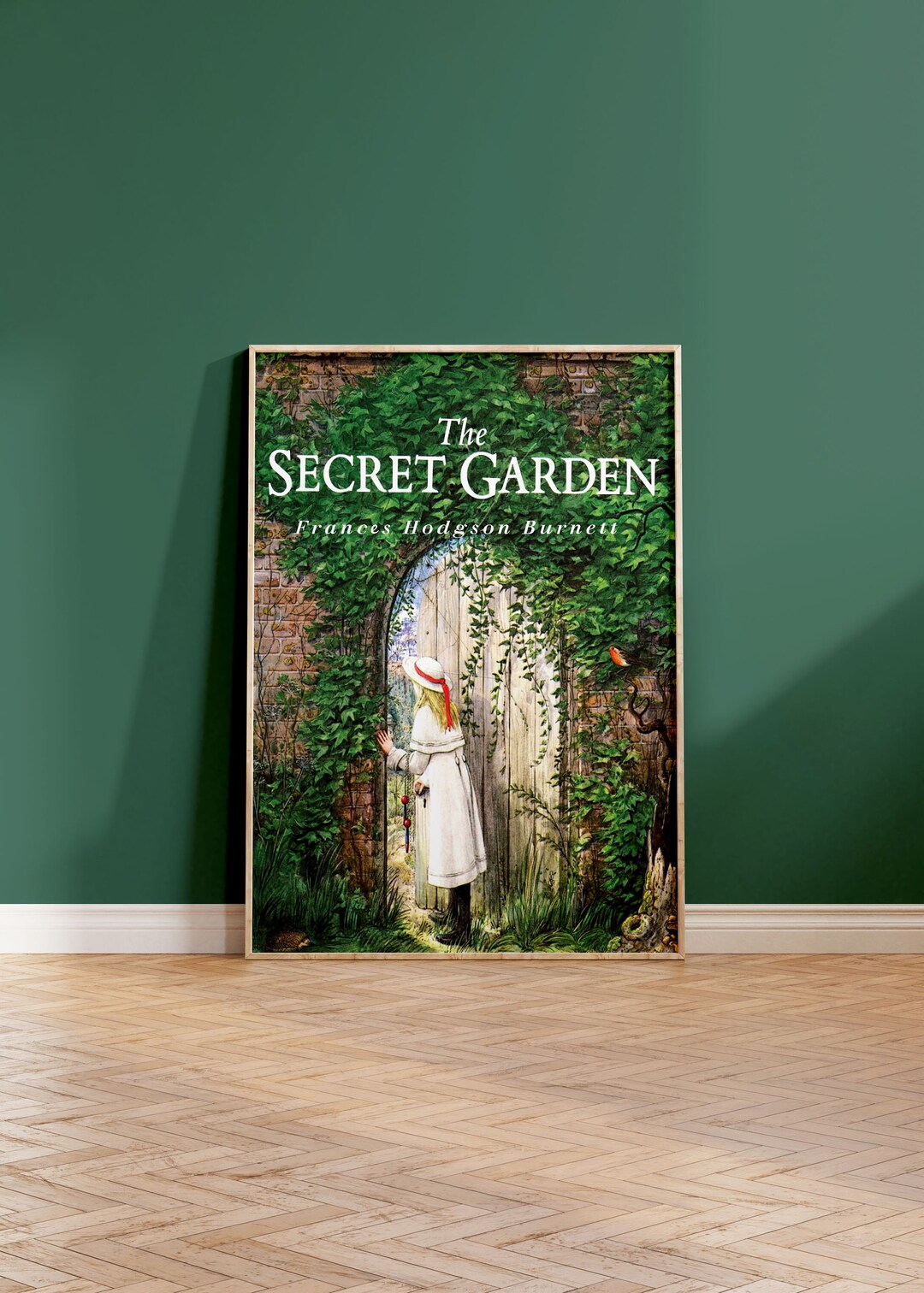 The Secret Garden Art Print, Frances Hodgson Wall Art, Book