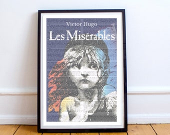 Les Misérables inspired musical poster print wall art gift merchaindise Les Misérables inspired musical poster print wall art gift merchaindise