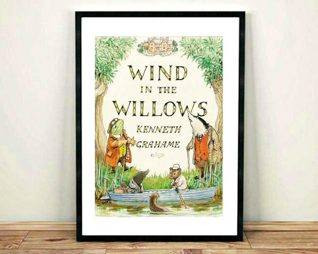 Wind in the Willows Art Print Book Cover Art Print Vintage - Etsy UK
