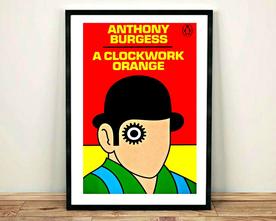 A Clockwork Orange Book Cover Art Print Art Print Poster Etsy UK