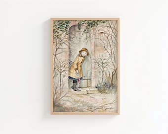 The Secret Garden • Vintage Children’s Book Illustration Print