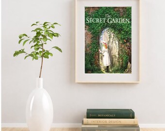 Secret Garden by Frances Hodgson Burnett Wall Art Print, Classic