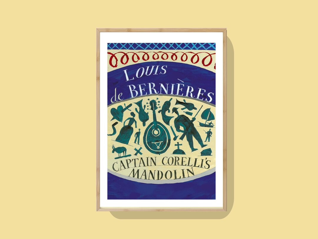 Captain Corelli's Mandolin, Louis De Bernières, Wall Art, Book Cover ...