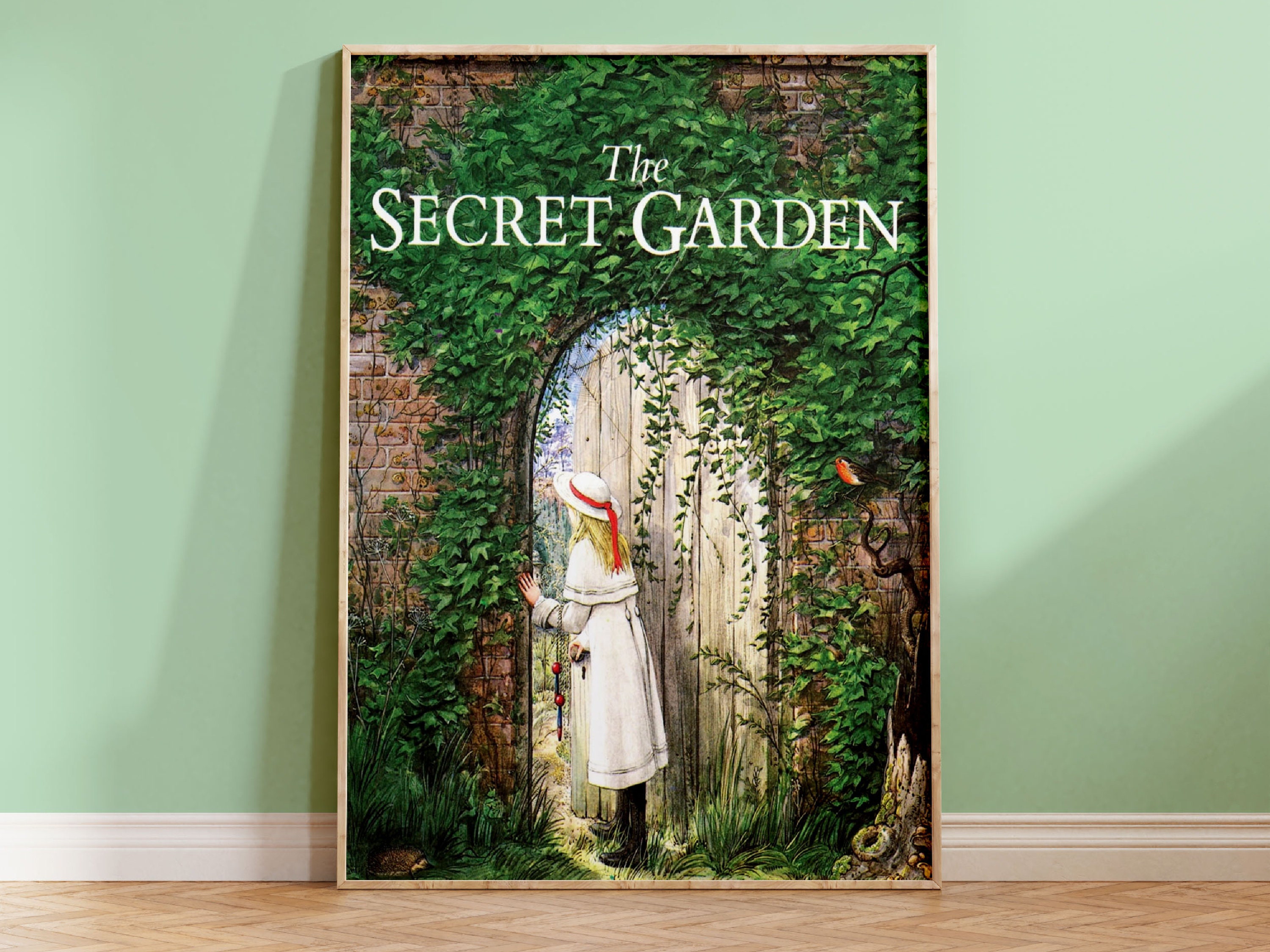 The Secret Garden | Art Print, Frances Hodgson Burnett, Wall Art