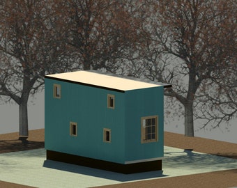 trailer house - ready to build - tiny house on wheels