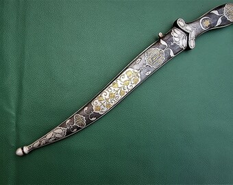 オスマントルコ帝国　シルクロード　ダガーナイフ　短剣　武器　骨董　アンティーク オスマントルコ ダガー 短刀 刀剣 武器 武具 骨董 アンティーク