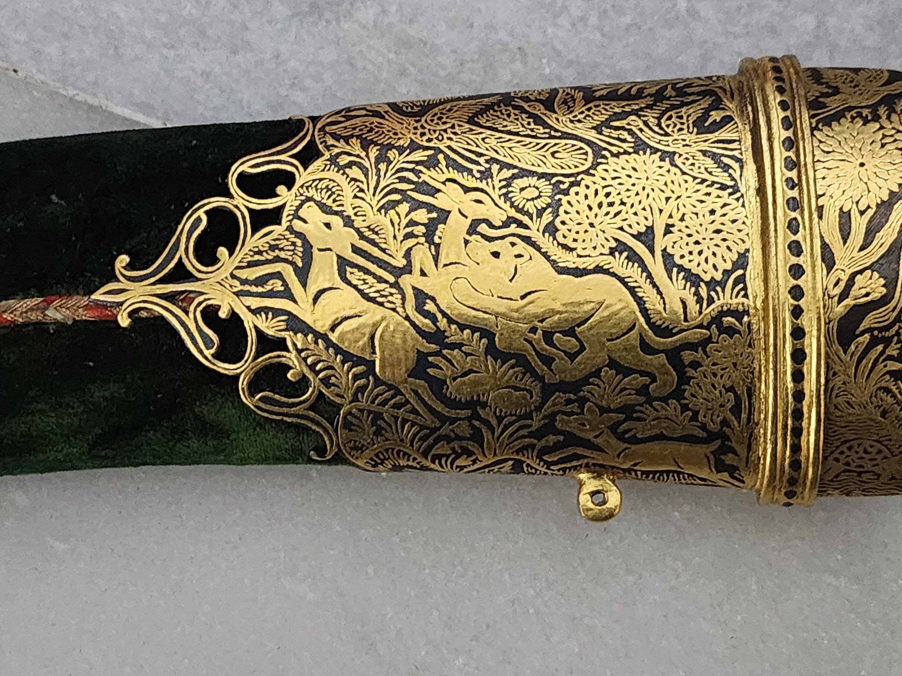 Shikargah Ottoman/persian Jambiya With Wootz Blade and