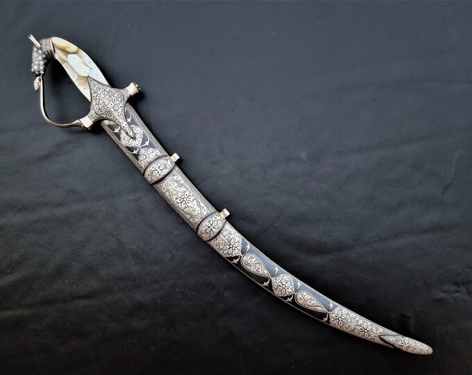 Indo Persian Vintage Islamic Sword Shamshir With Horse Face and ...
