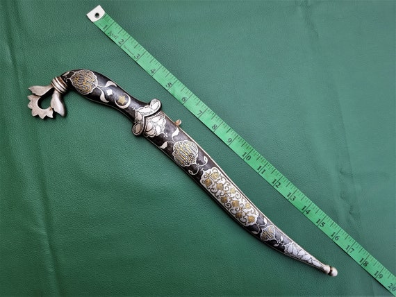 オスマントルコ帝国　シルクロード　ダガーナイフ　短剣　武器　骨董　アンティーク オスマントルコ ダガー 短刀 刀剣 武器 武具 骨董 アンティーク