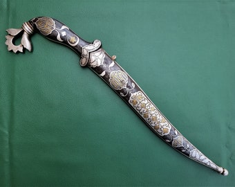オスマントルコ　ダガー　短刀　刀剣　武器　武具　骨董　アンティーク　中東 オスマントルコ ダガー 短刀 刀剣 武器 武具 骨董 アンティーク