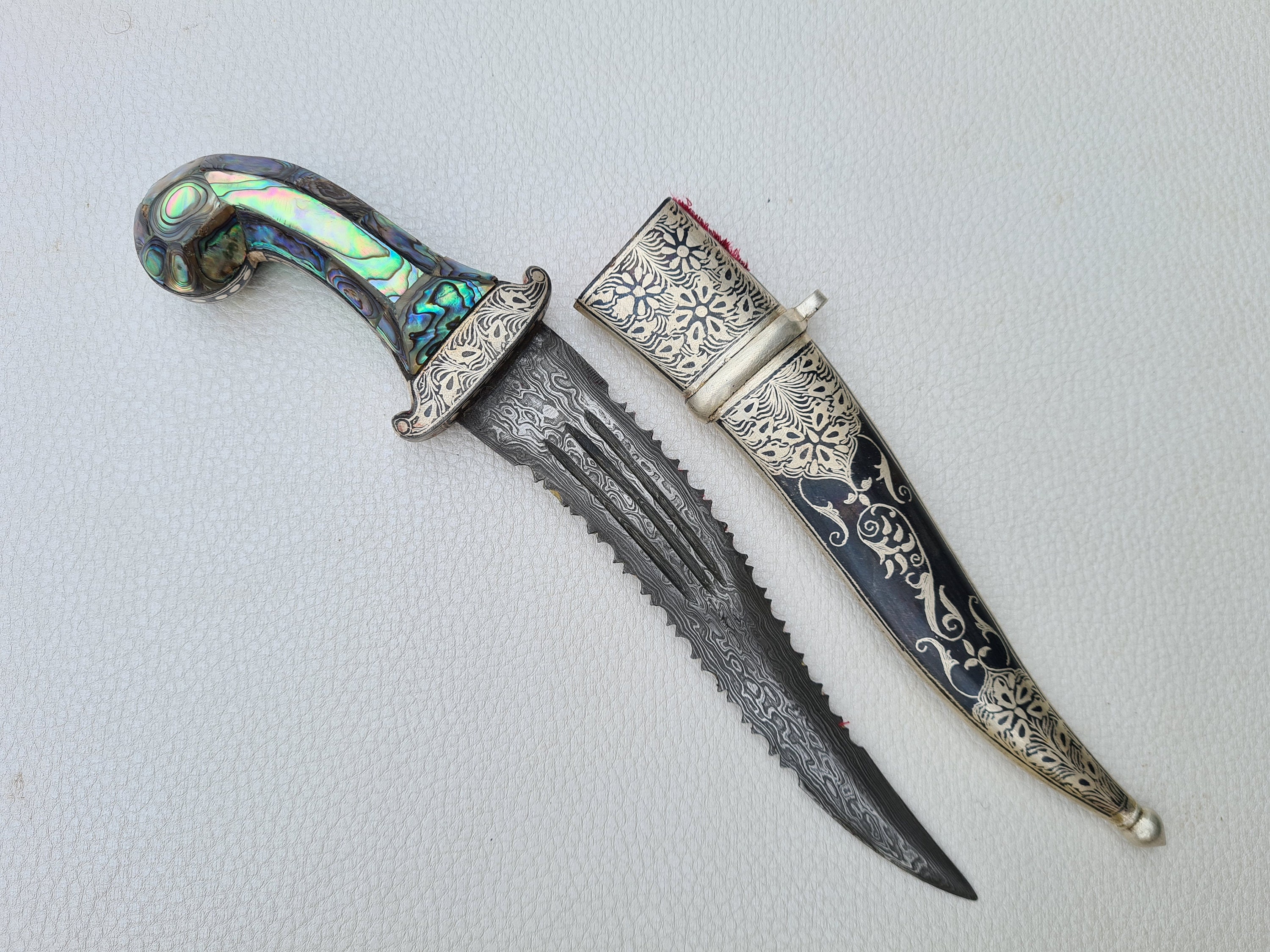 Assorted Indian, Mughal, Indo Persian Dagger With Mother of