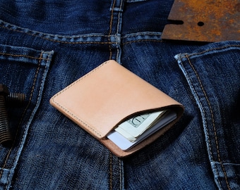 Leather walet for mens, slim custom leather wallet, custom leather card holder for him, minimalist mans card holder, personalized men wallet