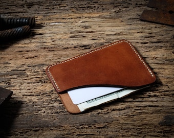 Cartera de mujer de cuero pequeño, cartera de cuero personalizado delgado para ella, porta tarjetas de cuero de mujer delgada personalizada, cartera delgada de las mujeres.