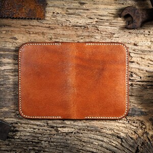 Cartera de cuero bifold, cartera de cuero para hombre, titular de la tarjeta, titular de la tarjeta de visita, cartera de negocios, billetera de bolsillo 2, estuche de tarjeta de visita.