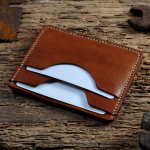 Cartera delgada para los hombres, billetera minimalista, carteras delgadas para los hombres, cartera pequeña, cartera de cuero pequeño, carteras delgadas para los hombres, cartera de la tarjeta delgada.
