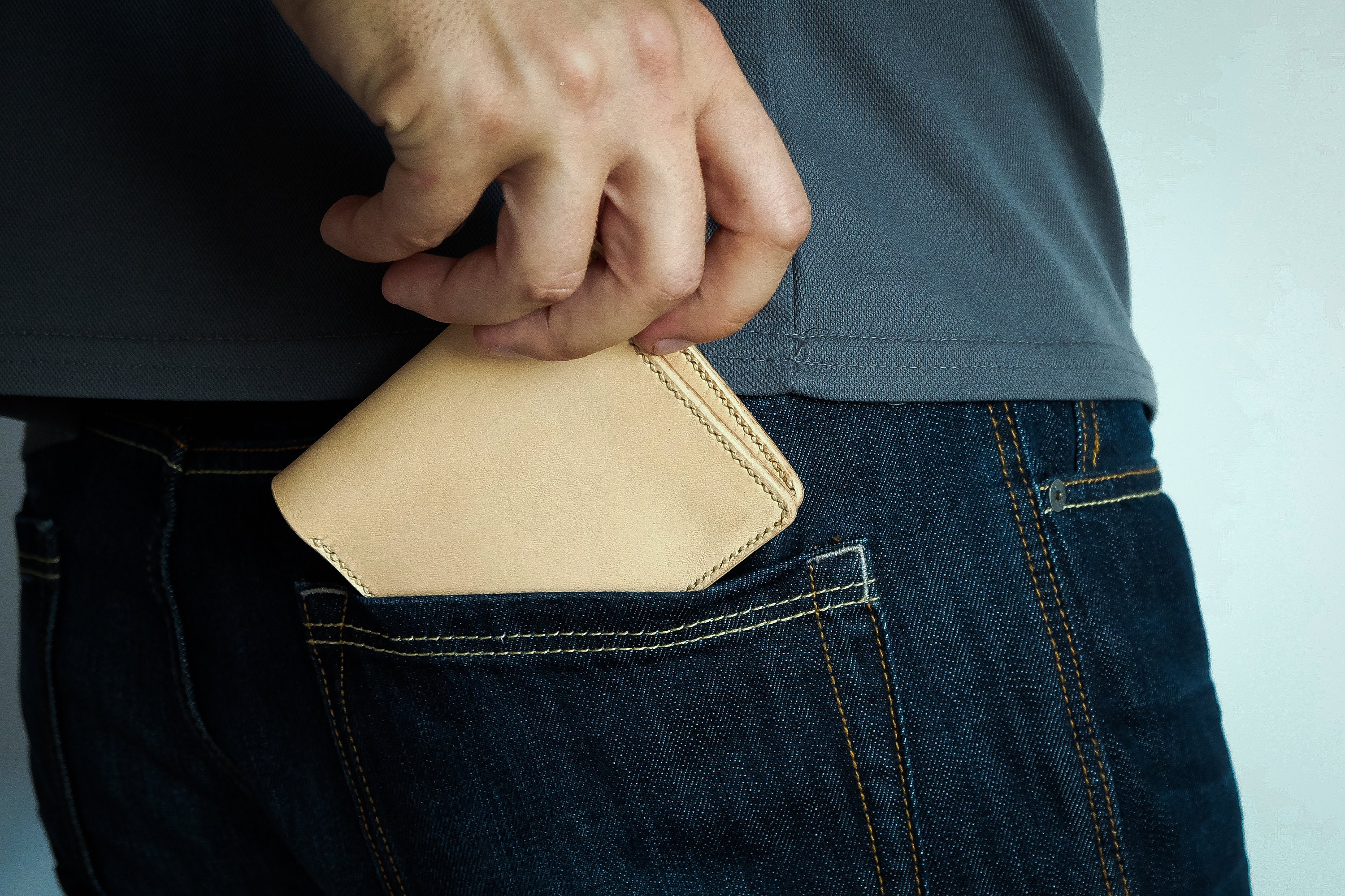 Mens Leather Wallet Card Wallet Cash Wallet Mens Wallet | Etsy
