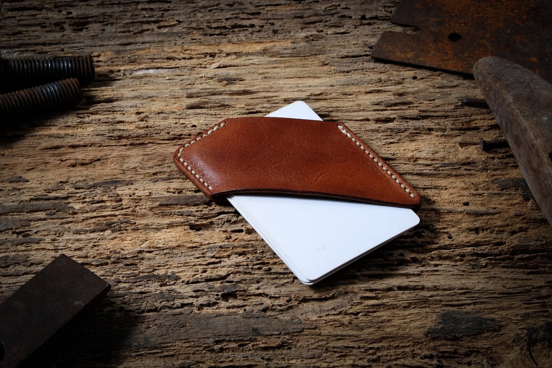 Slim Wallets Small Leather Wallet the Smallest Leather Etsy