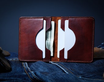 Stylish wallet, small  wallet, bifold wallet, vintage wallet, minimalist wallet, mens leather wallet, gift wallet, leather card holder.