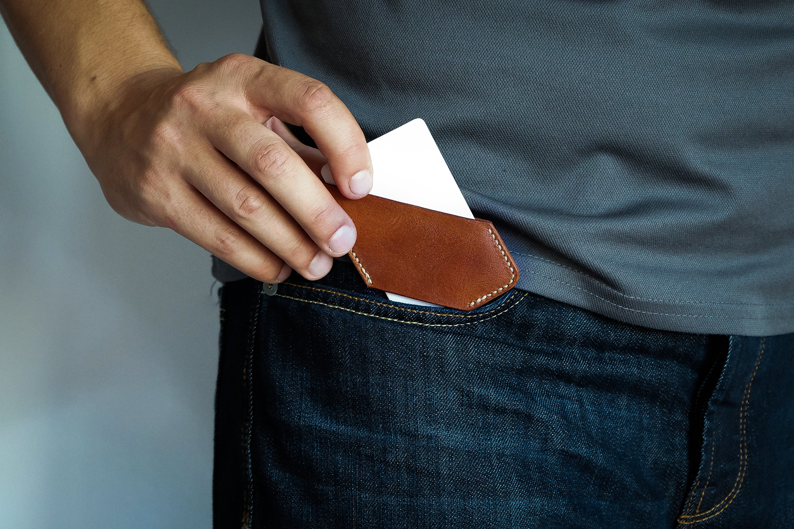 Slim wallets small leather wallet the smallest leather Etsy