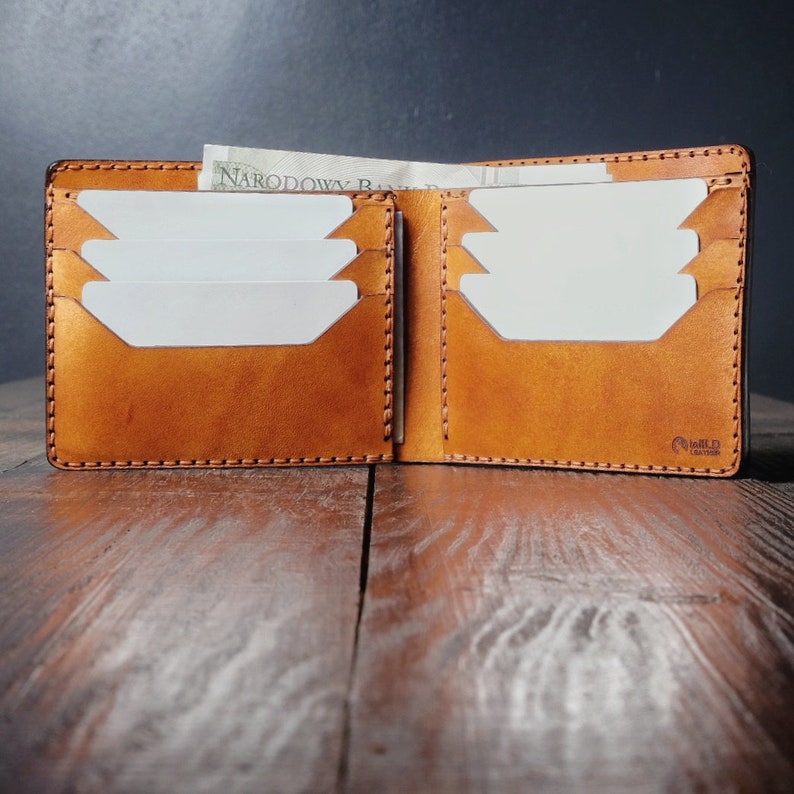 Classic Horizontal Bifold Leather Wallet Made From a High Quality ...