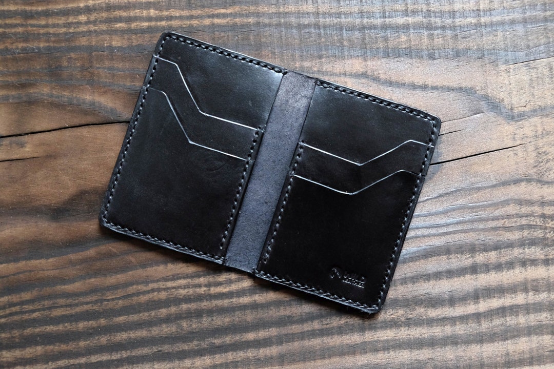 Valentines Day Gift, Leather Slim Wallet, Minimalist Wallet, Mens ...