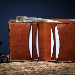 Herren Leder Brieftasche, braune Leder Brieftasche, braune Herren Brieftasche, Herren Brieftasche aus echtem Leder, Herren Brieftasche aus Leder, Brieftasche für Männer.