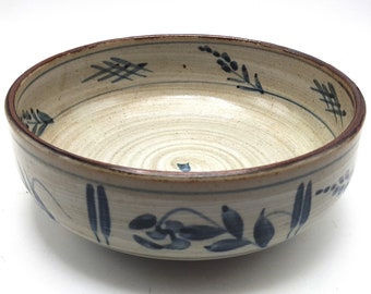 8" Vintage Chinese Porcelain Song Dynasty Cizhou Kiln Bowl Glaze Floral #CP355
