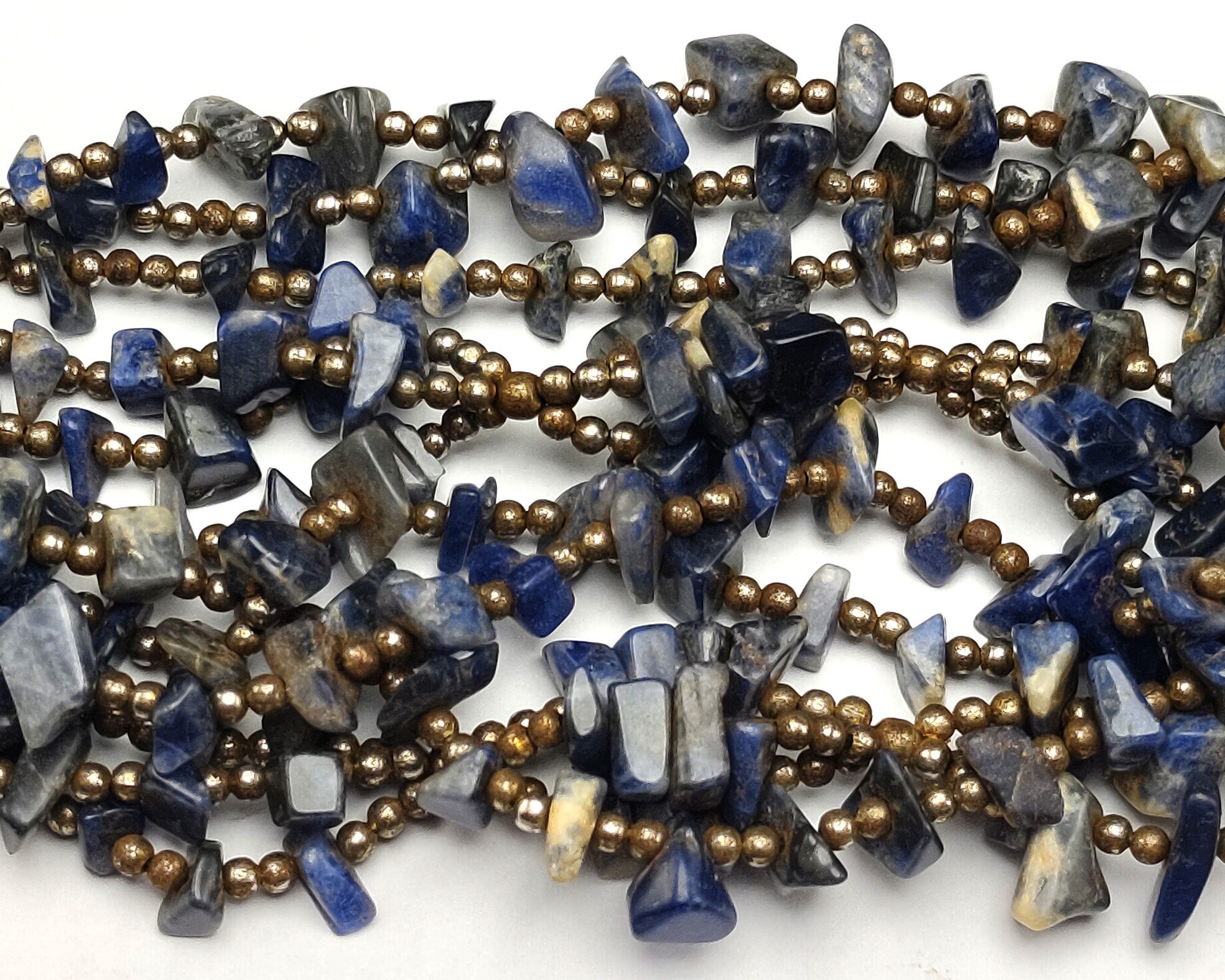 Collana Corta Lapislazzuli Grado A E Ag 925, Sfere 10mm - Collane Corte A Sfere - Collane A - Foto 12