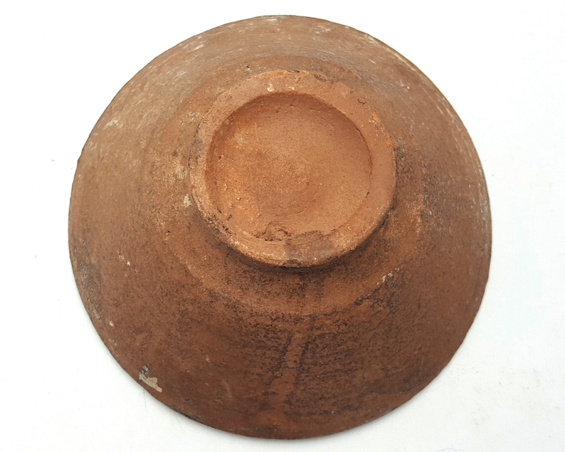 6" Wonderful Bowl Persian Islamic Pottery Centuar & Horse Stoneware Designs Terracotta #CP242c image 4
