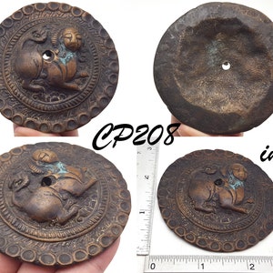 Hermosa La Gran Esfinge de Egipto Bronce #CP208