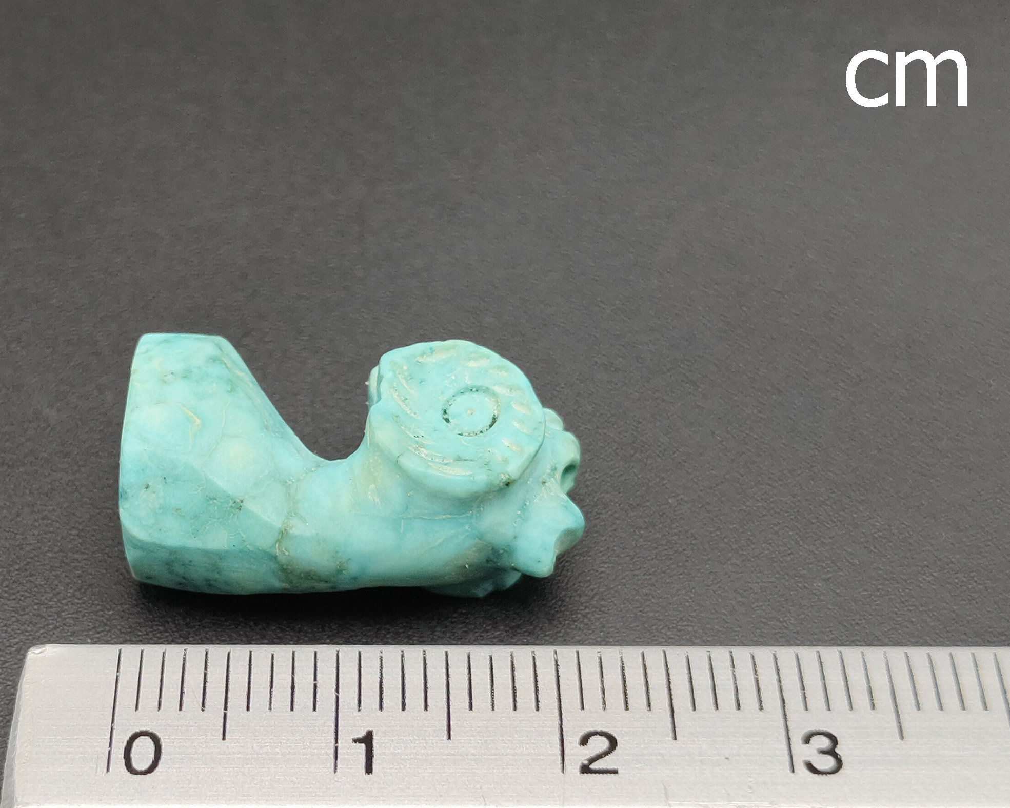 Rare Ancient Blue Turquoise Stone Roman Ram Animal Head Bead Statue ...