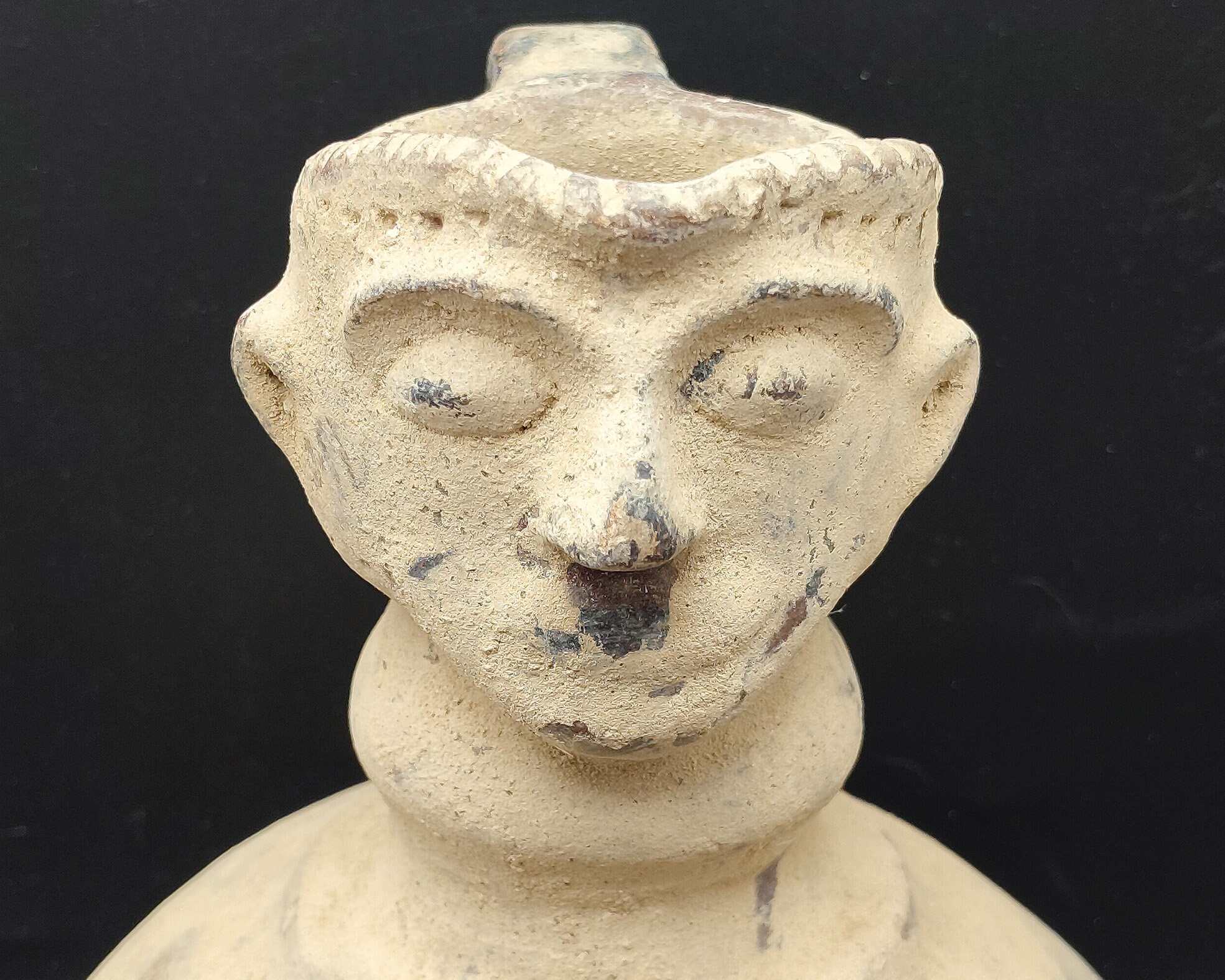 8インチ 古代インダス文明の粘土テラコッタ偶像陶器容器水差し