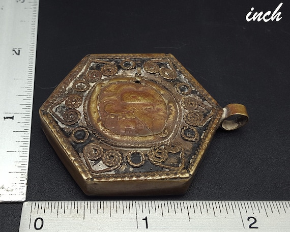 素晴らしい古代ローマ皇帝のコインとシルバーミックスフィリグリーの