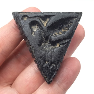 Timbro inciso con uccello in pietra di agata intagliata decorata nel Vicino Oriente #CP317