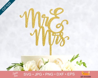 Download Mr Mrs Topper Svg Etsy