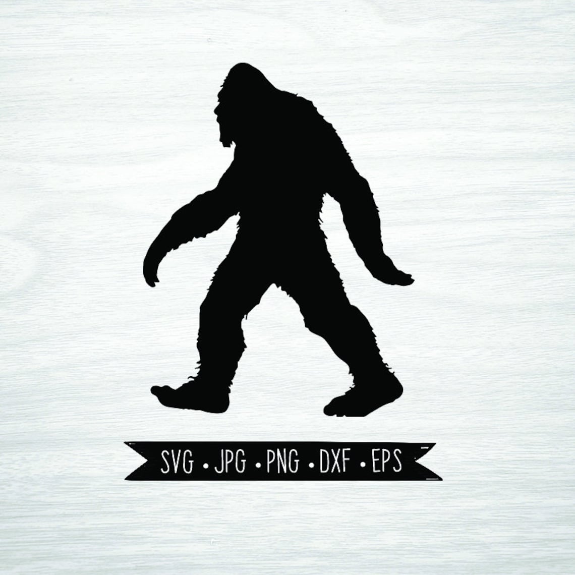 Sasquatch Bigfoot Vinyl Decal SVG JPG PNG eps dwg Digital | Etsy