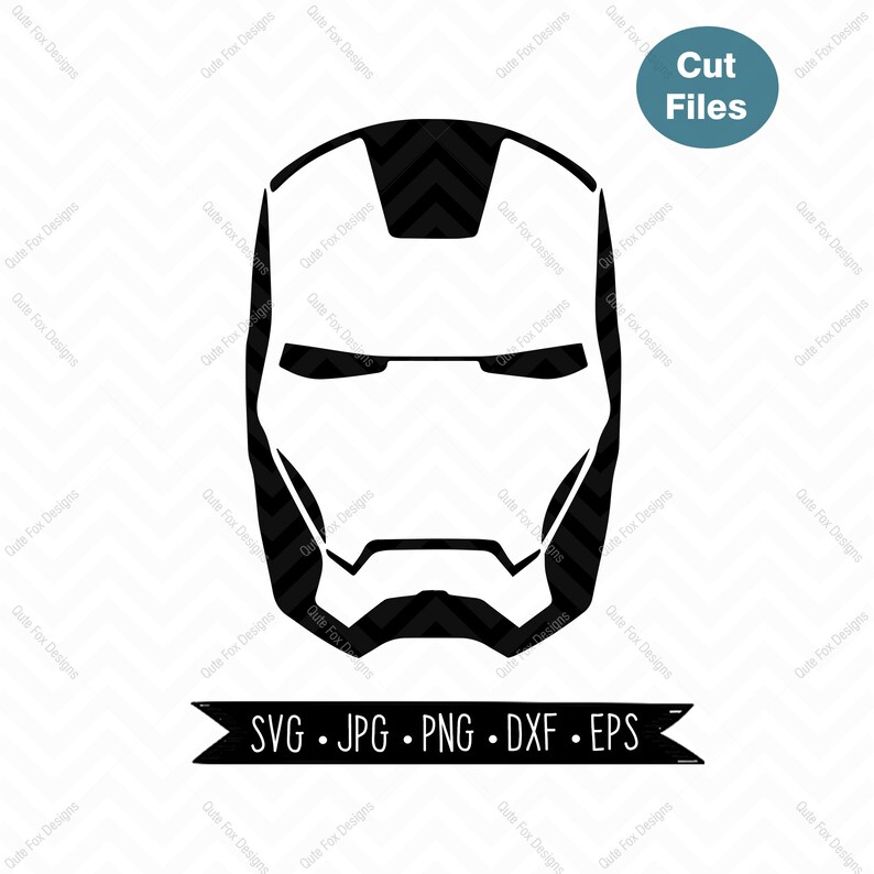 Iron Man Face SVG Iron Man SVG Avengers Svg Superhero Svg Etsy