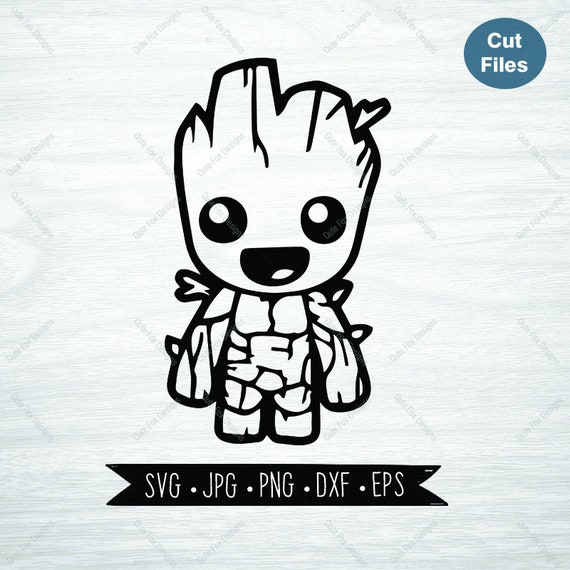 Groot Svgjpg Png Eps Dxf Baby Groot Svg Avengers Svg Etsy Canada