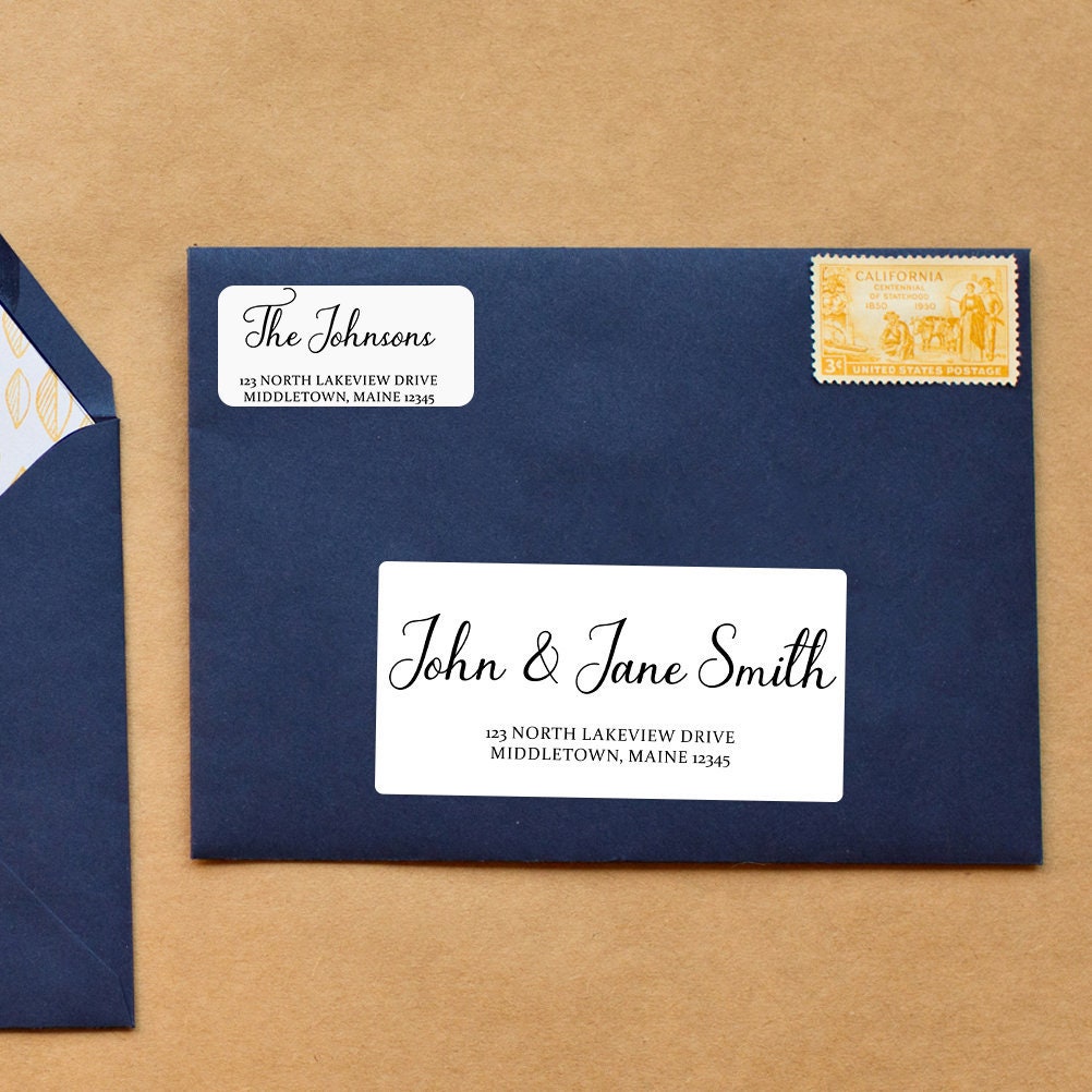 MailingAdresseLabelVorlage druckbare Adresse Etsy