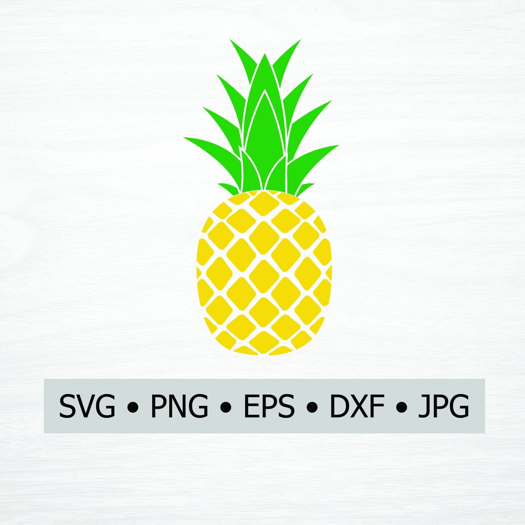 Piña SVG EPS PNG jpg dwg Digital Descargar / Digital Vector Clipart ...