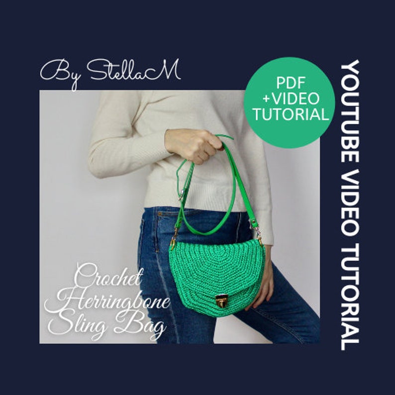 CROCHET Patterncrochet Bag Patternherringbone Half Double Crochet