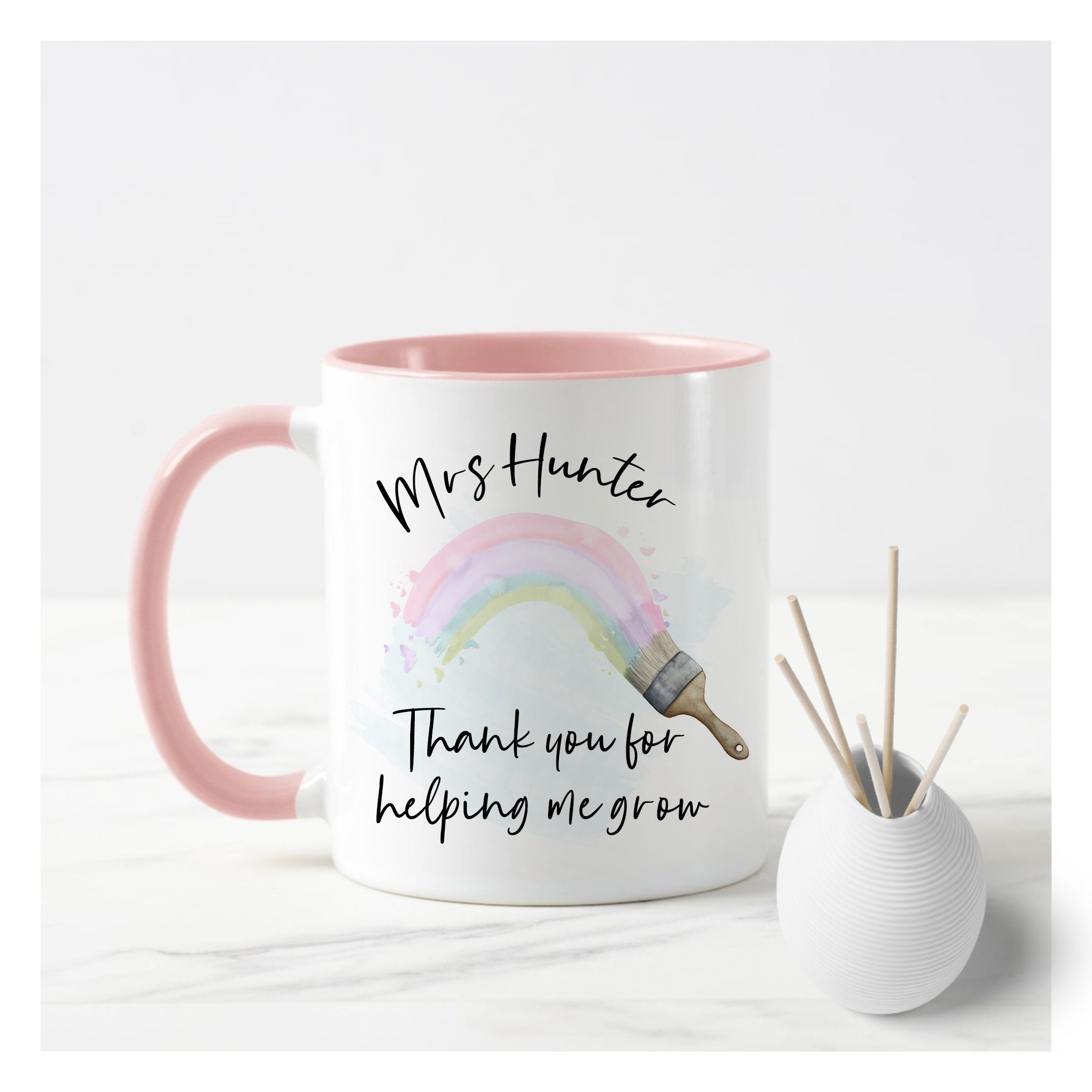 Personalised Teacher Mug, Thank You Gift, End of Year, Class of 2026 ...