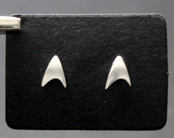 Star Trek MINI Starfleet Delta Insignia 925 silver earrings