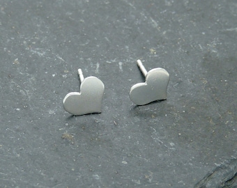 Earrings Mini Hearts Silver 925