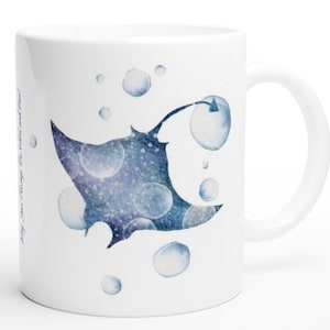 Stingray Wild and Free Ceramic Mug