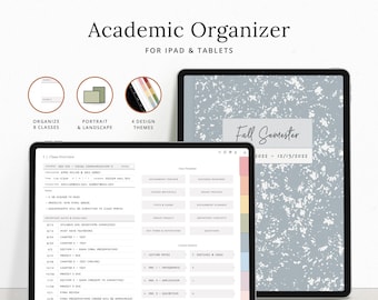 Digital Academic Planner – Student Term Organizer (iPad & Tablets)