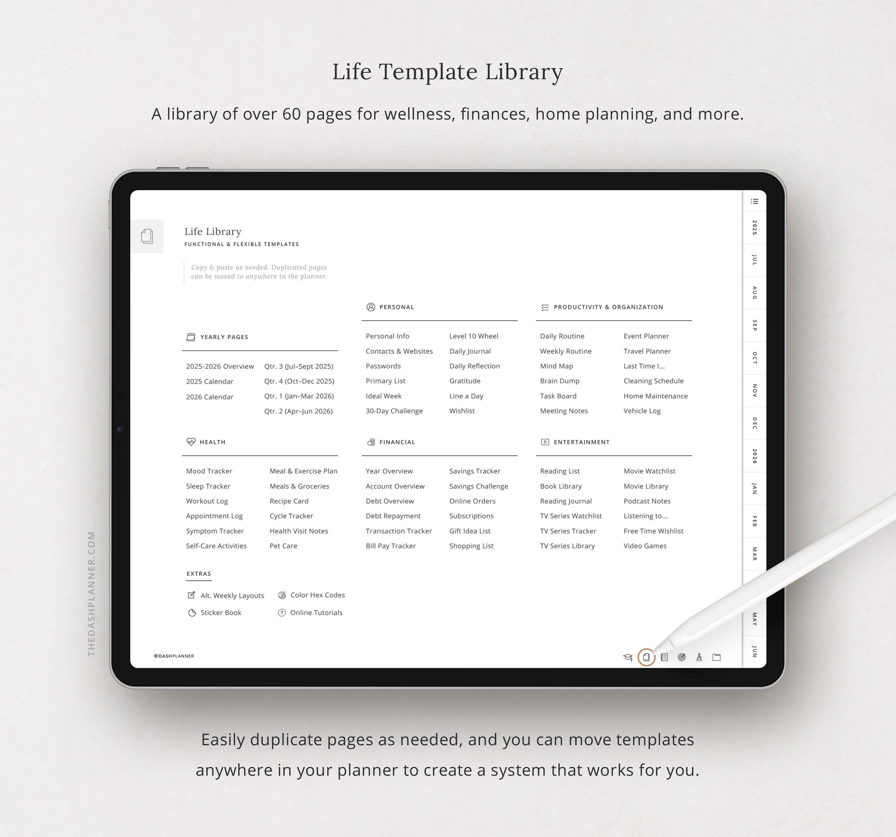 2025-2026 Digital Academic Planner for Goodnotes | iPad Student ...
