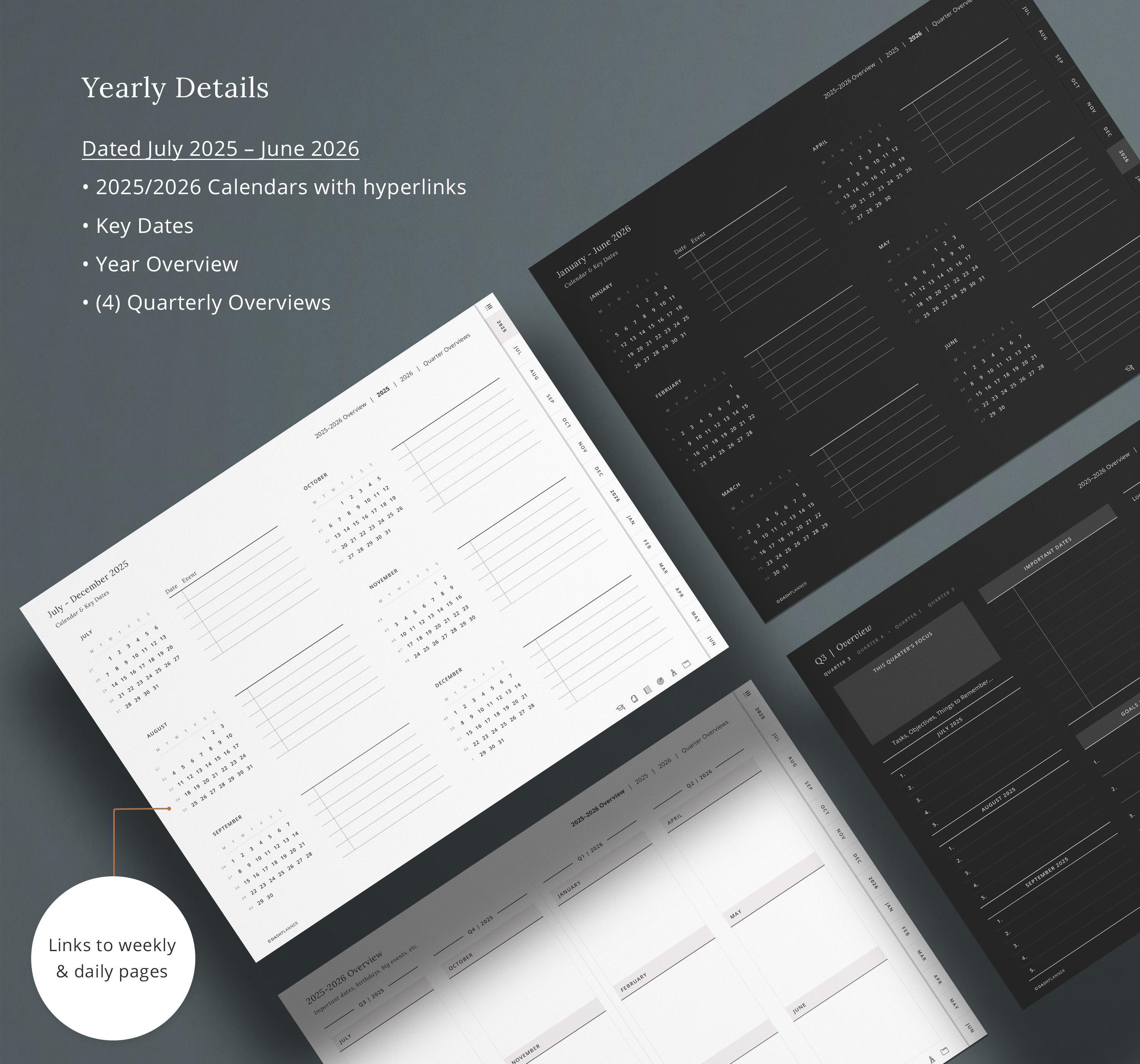 2025-2026 Digital Academic Planner for Goodnotes | iPad Student ...