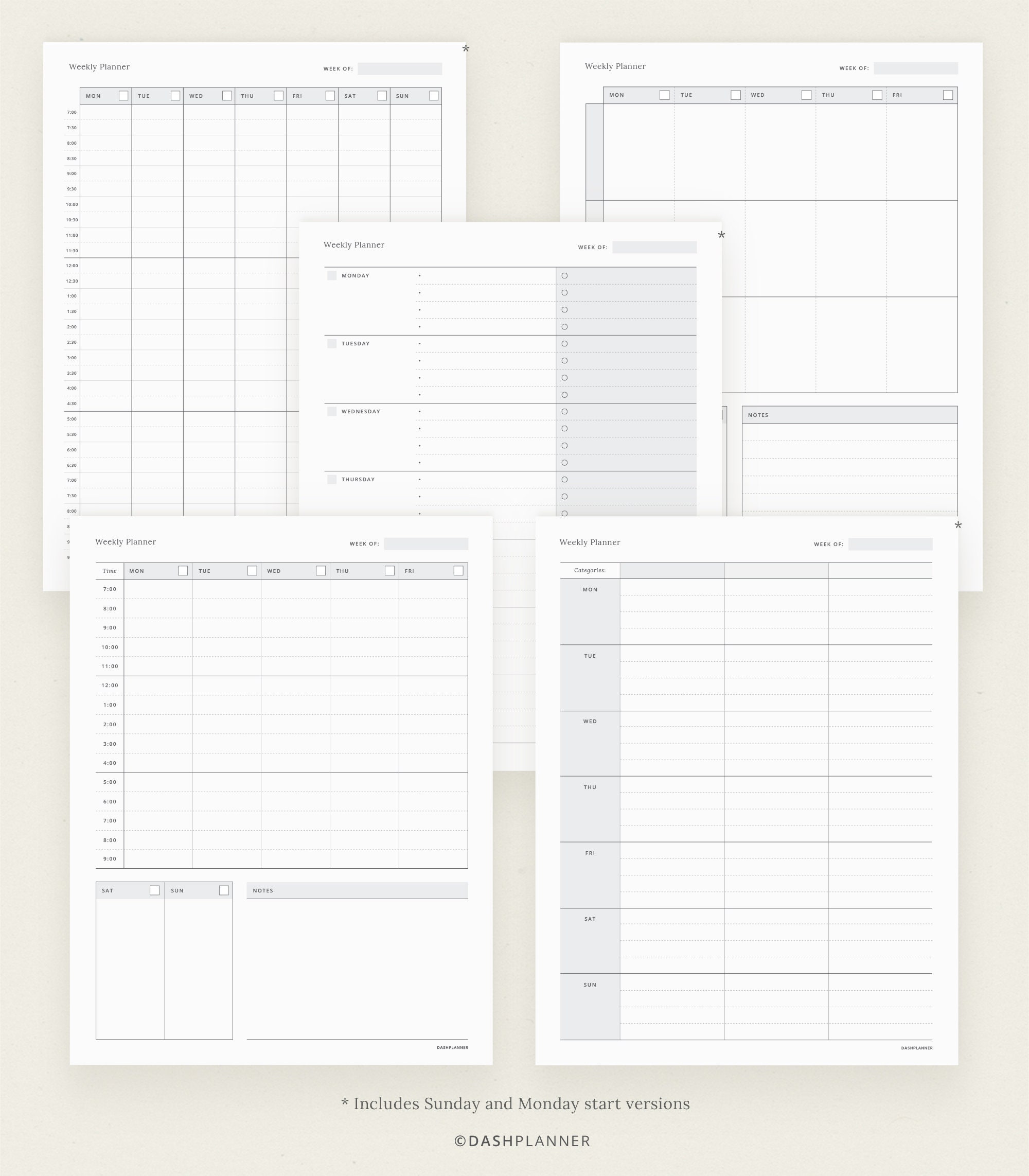Weekly Planner Pages Printable PDF Templates A4 and US Letter Digital Planner for Goodnotes Minimal Neutral Colors Dash Planner - Etsy weekly-planner-pages-printable-pdf-templates-a4-and-us-letter-digital-planner-for-goodnotes-minimal-neutral-colors-dash-planner-etsy