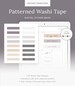 Patterned Washi Digital Sticker Book for GoodNotes - Pink Purple Gray Silver foil - for Planners Notebooks - Minimal labels for Students 